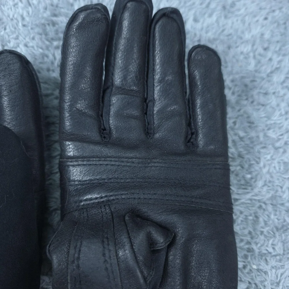 Kombi Gloves Womens Medium Black Gore-Tex Waterproof Leather Trim Ski